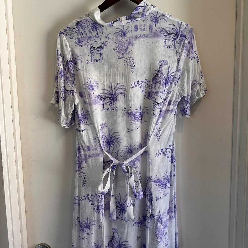 All Saints Fay Tajpur Belted Shirt Dress - Picture 2 of 3